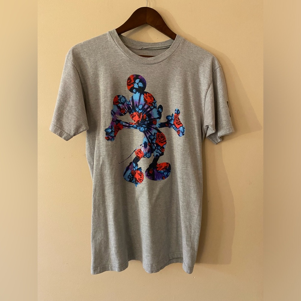 Neff x Disney Mickey Graphic T-Shirt.  Gray Women’s Size M